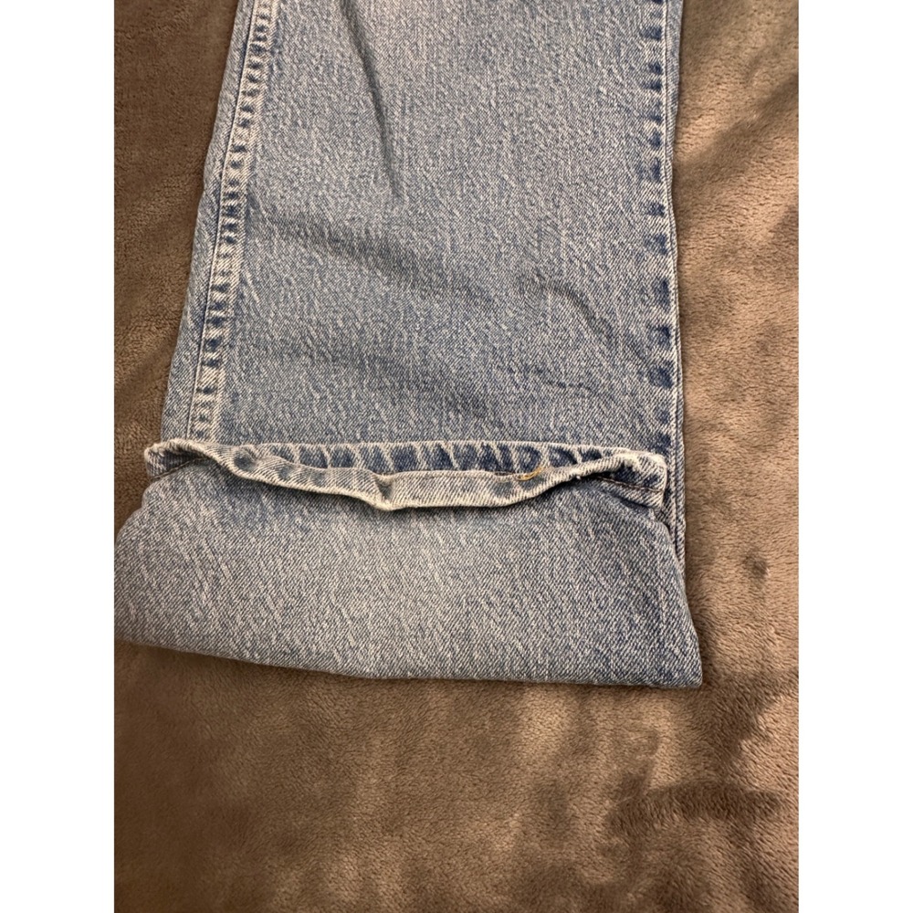 Wrangler Regular Fit Light Wash Denim Jeans 38x30 855WAQD Mens Blue Straight Leg - Picture 6 of 12